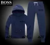 boss survetement slim fit deep blue